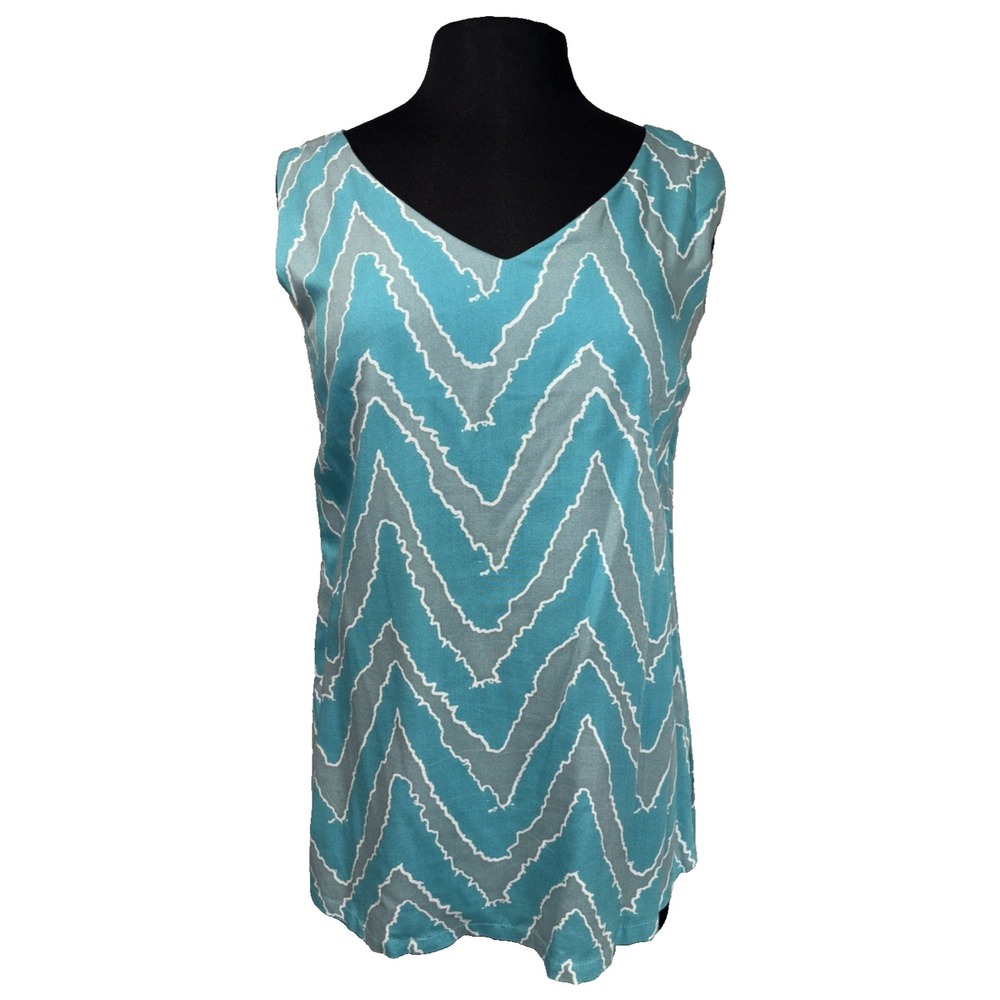 NEW Nomadic Trader Terrace Tank Women Size S Azure Sleeveless Lightweight Travel